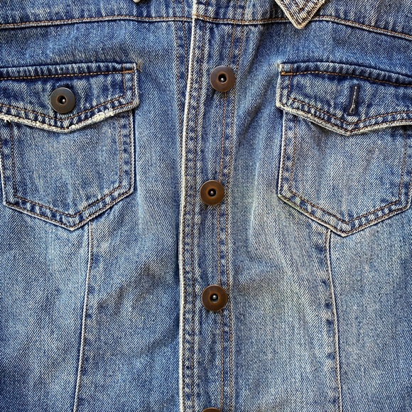 Blue denim jean jacket - Picture 2 of 4